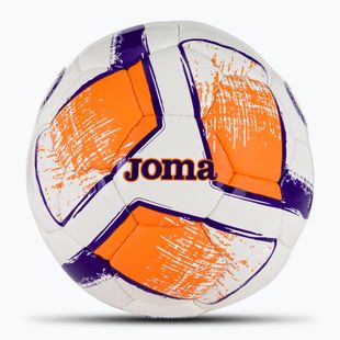 Joma Dali II futbolo kamuolys baltos/šviesiai oranžinės/violetinės spalvos, 3 dydis