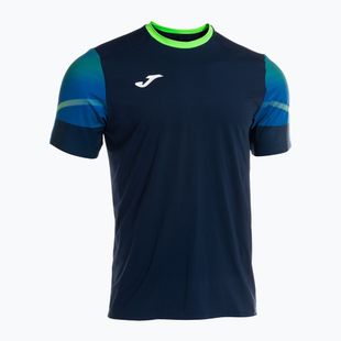 Vyriški bėgimo marškinėliai Joma Elite XI navy/fluor green