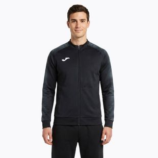 Vyriškas bėgimo džemperis Joma Elite XI Full Zip juoda/anglies spalva