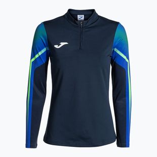 Moteriškas bėgimo džemperis Joma Elite XI navy/fluor green