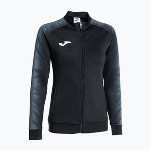 Moteriškas bėgimo džemperis Joma Elite XI Full Zip juoda/anglies spalva