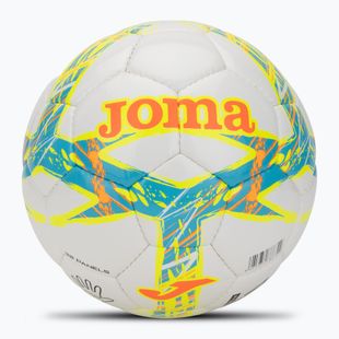 Futbolo kamuolys Joma Dali III flour turquoise/flour coral dydis 4