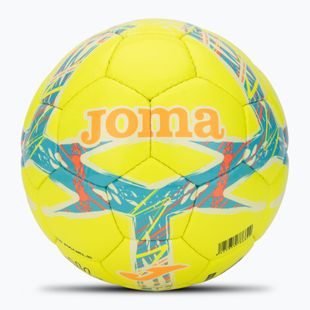 Futbolo kamuolys Joma Dali III yellow/fluor turquoise dydis 4