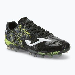 Vyriški futbolo batai Supercopa AG black/lemon fluor