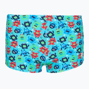 Vaikiškos maudymosi trumpikės RAS Monsters Trunks turquoise
