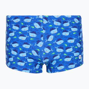 Vaikiškos maudymosi trumpikės RAS Whale Trunks denim blue