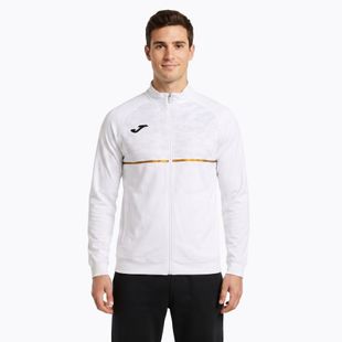 Vyriškas bėgimo džemperis Joma Record III Full Zip white