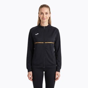 Moteriškas bėgimo džemperis Joma Record III Full Zip black
