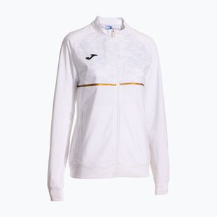 Moteriškas bėgimo džemperis Joma Record III Full Zip white