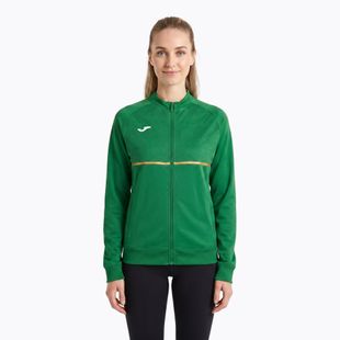 Moteriškas bėgimo džemperis Joma Record III Full Zip green