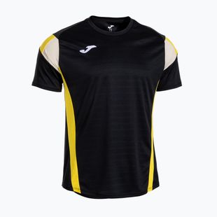 Vyriški marškinėliai Joma Montreal black/yellow
