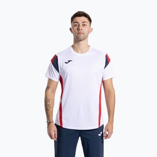 Vyriški marškinėliai Joma Montreal white/red
