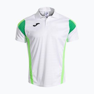 Vyriški teniso marškinėliai Joma Montreal white/fluor green