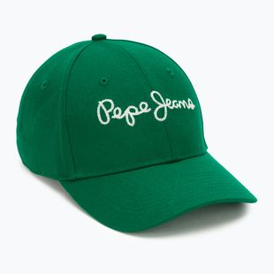 Kepuraitė su snapeliu Pepe Jeans Mallon Cap pop green