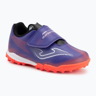 Vaikiški futbolo batai Joma Supercopa Jr TF purple