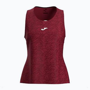 Moteriški teniso marškinėliai Joma Challenge Sleeveless W burgundy