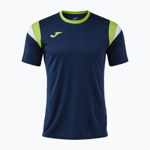 Vyriški teniso marškinėliai Joma Terra dark navy/lime