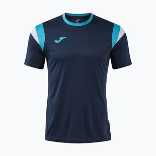 Vyriški teniso marškinėliai Joma Terra dark navy/turquoise fluor