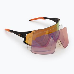 Akiniai nuo saulės Tifosi Stash Clarion black/orange fade/orange/ac red/clear