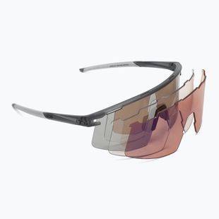 Saulės akiniai Tifosi Moab Lite satin vapor/silver mirror/ac red/clear