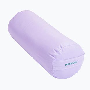 Jogos pagalvė JadeYoga Organic Cotton Round Bolster lavender