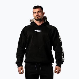 Vyriškas džemperis NEBBIA Hero Hoodie black