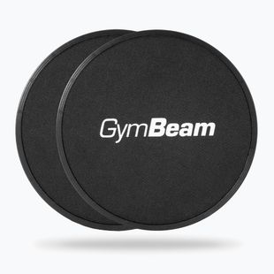 Slydimo diskai treniruotėms GymBeam Core Sliders juodi
