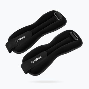 Riešų ir čiurnų svoriai  GymBeam 2 x 2 kg black