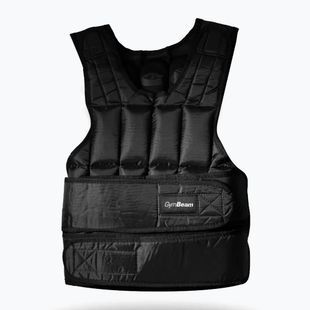 Treniruočių liemenė su svoriais GymBeam Weighted Vest 15 kg black