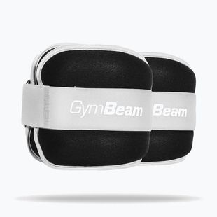 Riešų ir čiurnų svoriai GymBeam 2 x 1 kg black