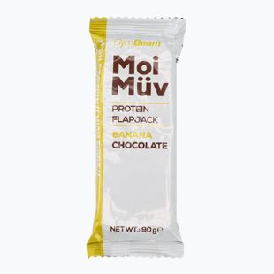 Baltyminis batonėlis GymBeam MoiMüv Flapjack 90 g banana/chocolate