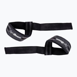 Kėlimo diržai GymBeam LIFT black/grey