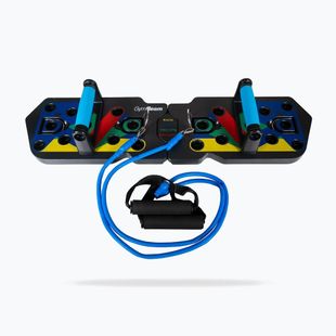 Atsispaudimų rankenos GymBeam black/blue/yellow