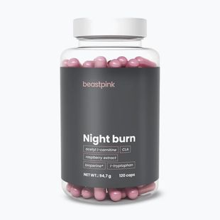 Riebalų degiklis GymBeam Night Burn 120 kapsułek