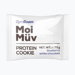 Baltyminis sausainis GymBeam MoiMüv 75 g blueberry/white chocolate