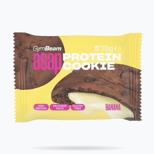 Baltyminis sausainis GymBeam ASAP 70 g banana