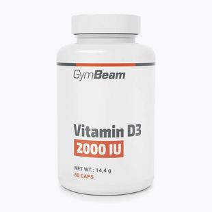 Vitaminas D GymBeam Vitamin D3 2000 IU 60 capsules
