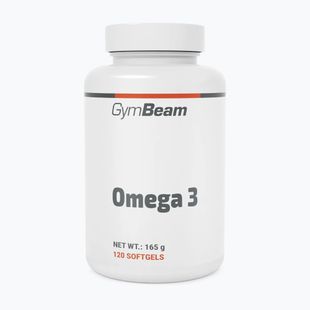 Riebalų rūgštys GymBeam Omega 3 120 kapsulių