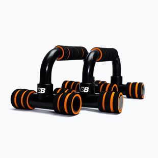 Atsispaudimų rankenos GymBeam black/orange
