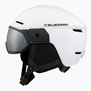 Slidinėjimo šalmas Blizzard Edge Visor W2W white/mirror smoke