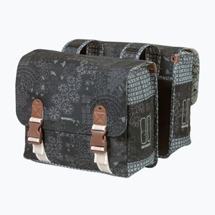 Dviračio krepšys Basil Boheme Double Bag 35 l charcoal