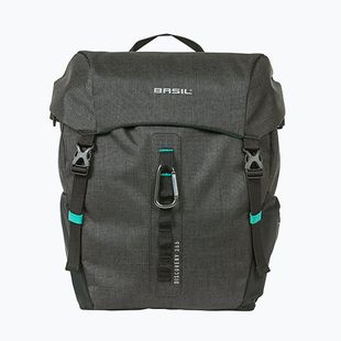 Dviračio krepšys Basil Discovery 365D Single Bag MIK Hooks 9 l black mélange