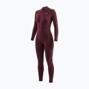 Moteriškas plaukimo kostiumas Mistral Sirocco 2,5/2mm Ladies Front Zip burgundy