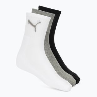 Kojinės PUMA Short Crew 3 pairs grey/white/black