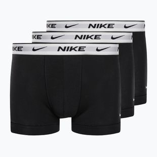 Vyriški boksininko šortai Nike Everyday Cotton Stretch Trunk 3Pk UB1 black/white wb