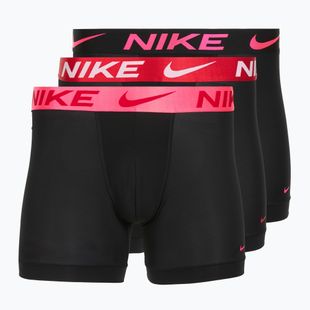 Vyriškos trumpikės Nike Dri-Fit Essential Micro Boxer Brief 3 poros black hyper pink/uni red/black high shine wb