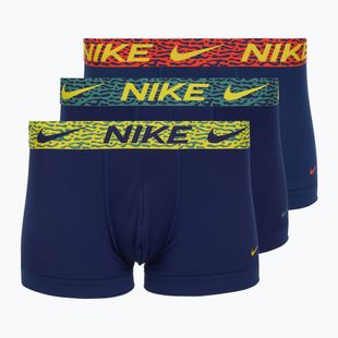 Vyriškos trumpikės Nike Dri-Fit Essential Micro Trunk 3 poros blu void/lgh crim/brht citron/evergrn aura/abst wb
