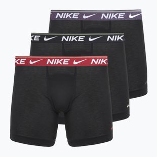 Vyriškos trumpikės Nike Dri-FIT Ultra Comfort 3 pairs black/team crimson/dark raisin/black