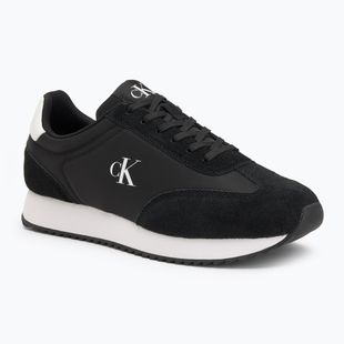 Vyriški batai Calvin Klein YM0YM01325 Retro Runner Lace Up Ny-Su Black/Bright White