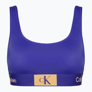 Maudymosi kostiumėlio viršutinė dalis Calvin Klein Bralette-RP midnight lagoon